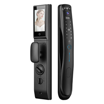 S931Max Smart Door Lock With Card Key Code Tuya APP Face Fingerprint Recognition Multi-unlock Way Intercom For Home Apartment
