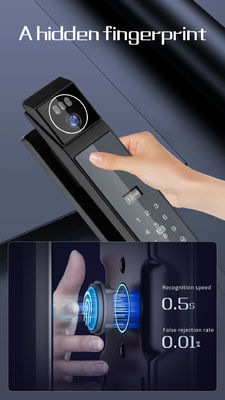 S940Max Video Calling Smart Door Lock With Card Key Code Tuya APP Face Fingerprint Recognition For Apartment Home Wooden Door
