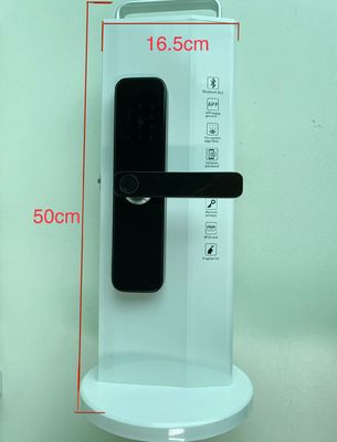 Rotating Smart Lock Stand for Exhibition Hall Display Rack for Fingerprint Locks
