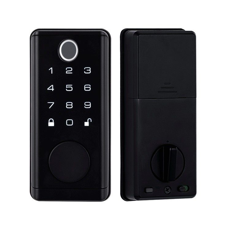 S919-8 TTLock Tuya BLE App Digital Biometric Fingerprint Code Card Key Smart Door Lock for Home