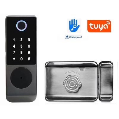 Tuya TTlock Αδιάβροχη κλειδαριά πόρτας IP65 Προηγμένη έξυπνη κλειδαριά πόρτας