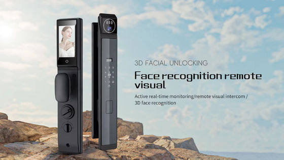 Βίντεο ασύρματο 3D πρόσωπο αυτόματη κλειδαριά πόρτας για την ασφάλεια στο σπίτι