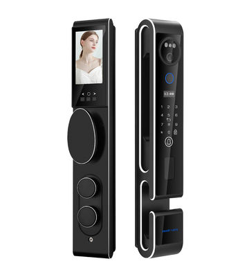S666 Tuya Smart Wifi κλειδαριά πόρτας 3D Face Video Intercom αυτόματη κάρτα δακτυλικών αποτυπωμάτων κλειδί πρόσβασης για το ξενοδοχείο Villa διαμέρισμα