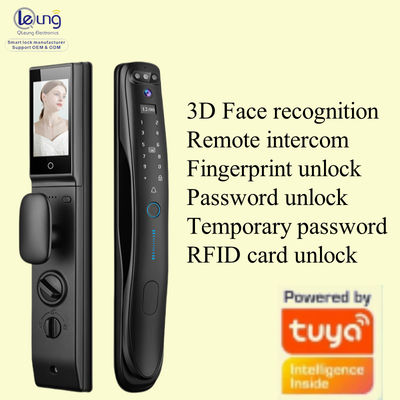 Qlleung S931MAX Αυτοματοποιημένο 3D Face ID Βίντεο Διακομιστή Χειρογράφησης Κάρτας Κλειδιού Κωδικός Tuya APP Απομακρυσμένο Έλεγχο έξυπνο κλειδί πόρτας
