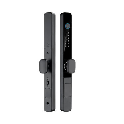 Qleung S608 Αδιάβροχο TTlock Tuya έξυπνο κλειδί ψηφιακές κλειδαριές δακτυλικά αποτυπώματα αλουμίνιο ηλεκτρικό διακινούμενη γυάλινη πόρτα σπίτι