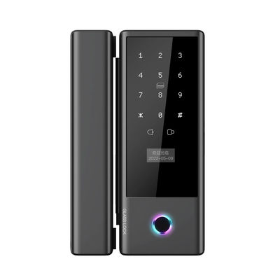 Qleung Glass G10s Tuya Wifi TTlock App Cerradura Ευφυής κωδικός δακτυλικών αποτυπωμάτων Κάρτα κλειδιά έξυπνη κλειδαριά πόρτας